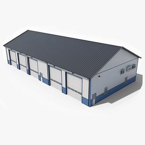 3D Industrial Building 26