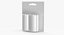 D Batteriepack Blanko und generisches Etikett