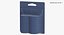 D Batteriepack Blanko und generisches Etikett
