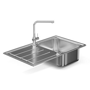 metal kitchen sink model