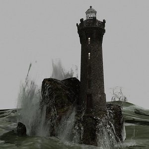 3D model lighthouse realtime