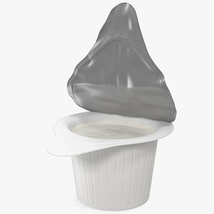 open portioned coffee creamer 3D model