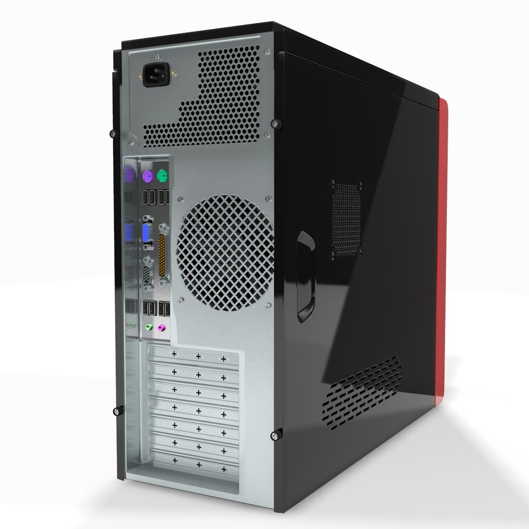 Computer Case Asus Ta663 3d Model