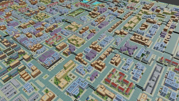 Low Poly GTA 5 Map 3D model