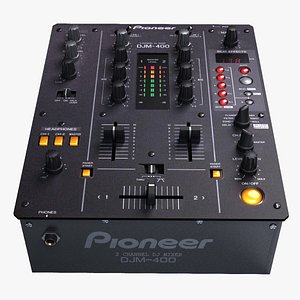 3d dj mixer djm-400 model