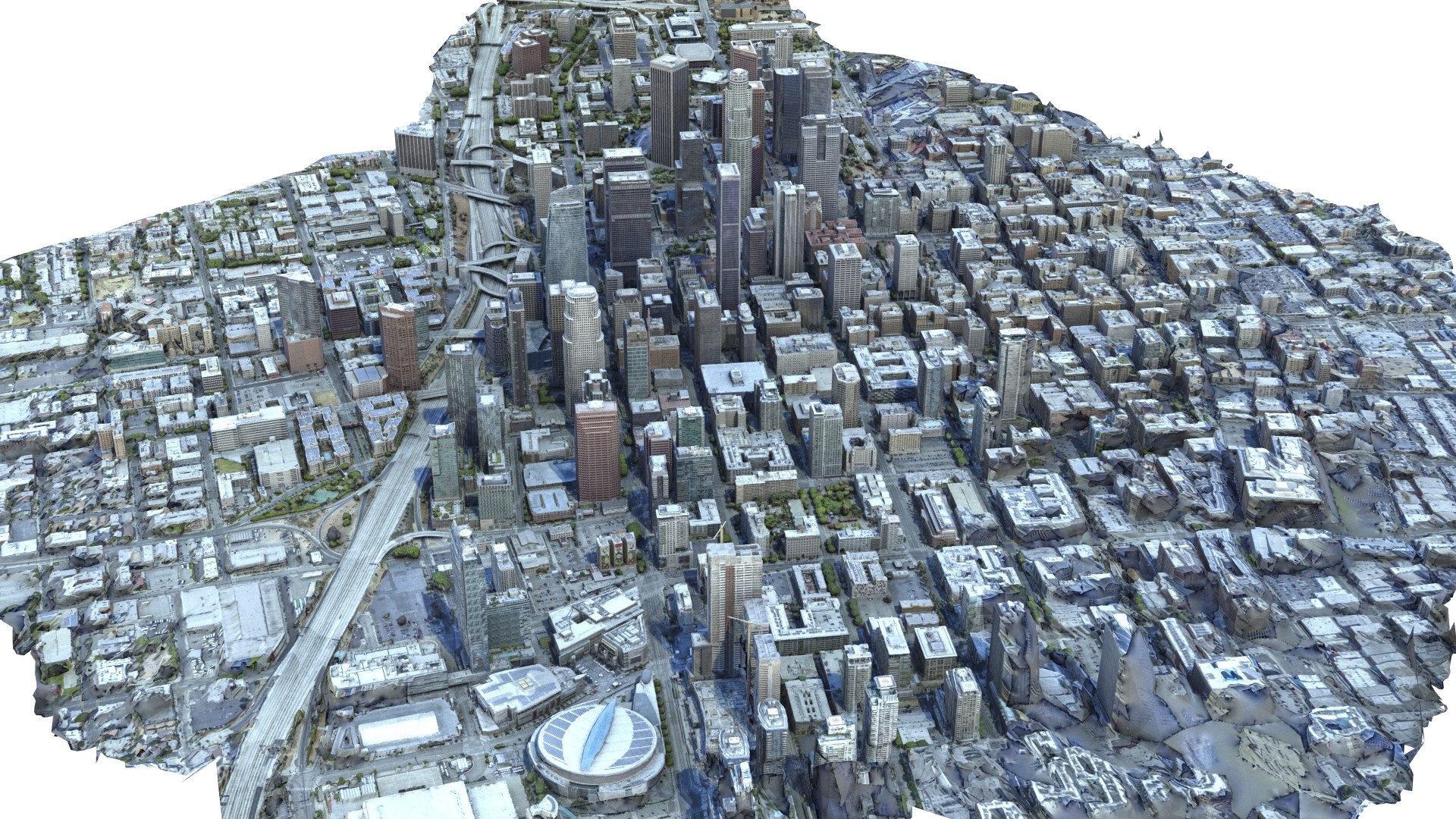 Los Angeles Model - TurboSquid 2362000