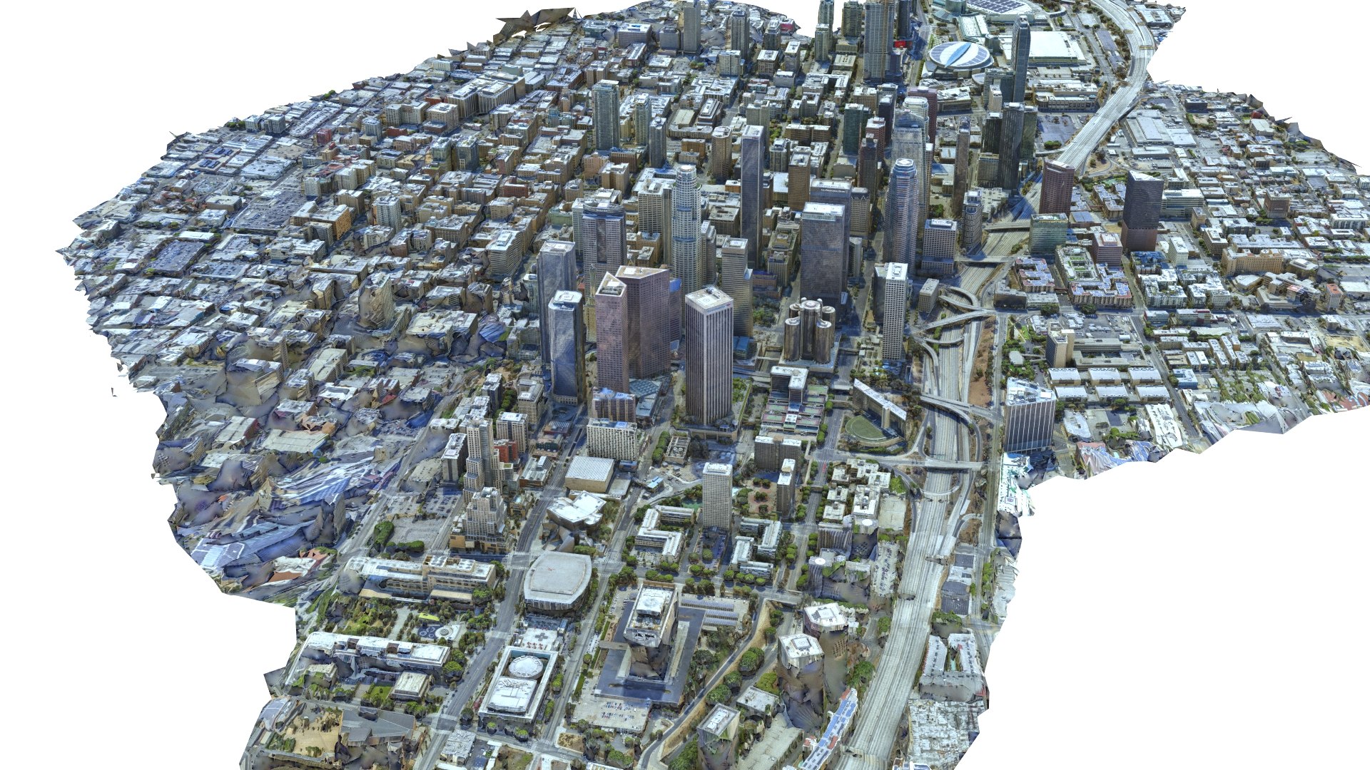 Los Angeles Model - TurboSquid 2362000