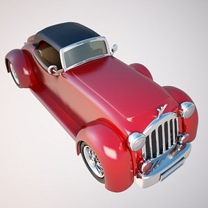 3d car vintage