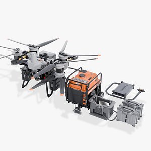 DJI  Flycart 100 - Full Ecosystem Collection 3D model