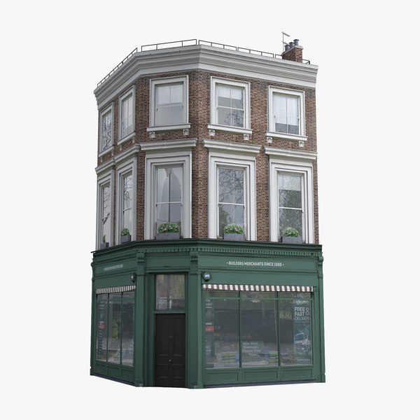 3D model London Townhouse 04