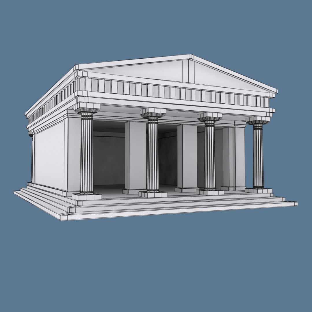 3D Tempel Building - TurboSquid 527443