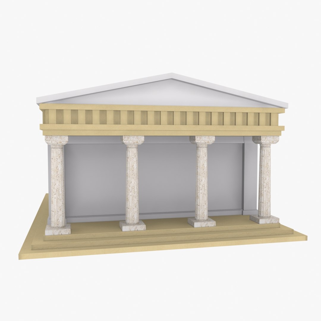 3D Tempel Building - TurboSquid 527443