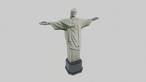 3D Brazil Christ the Redeemer