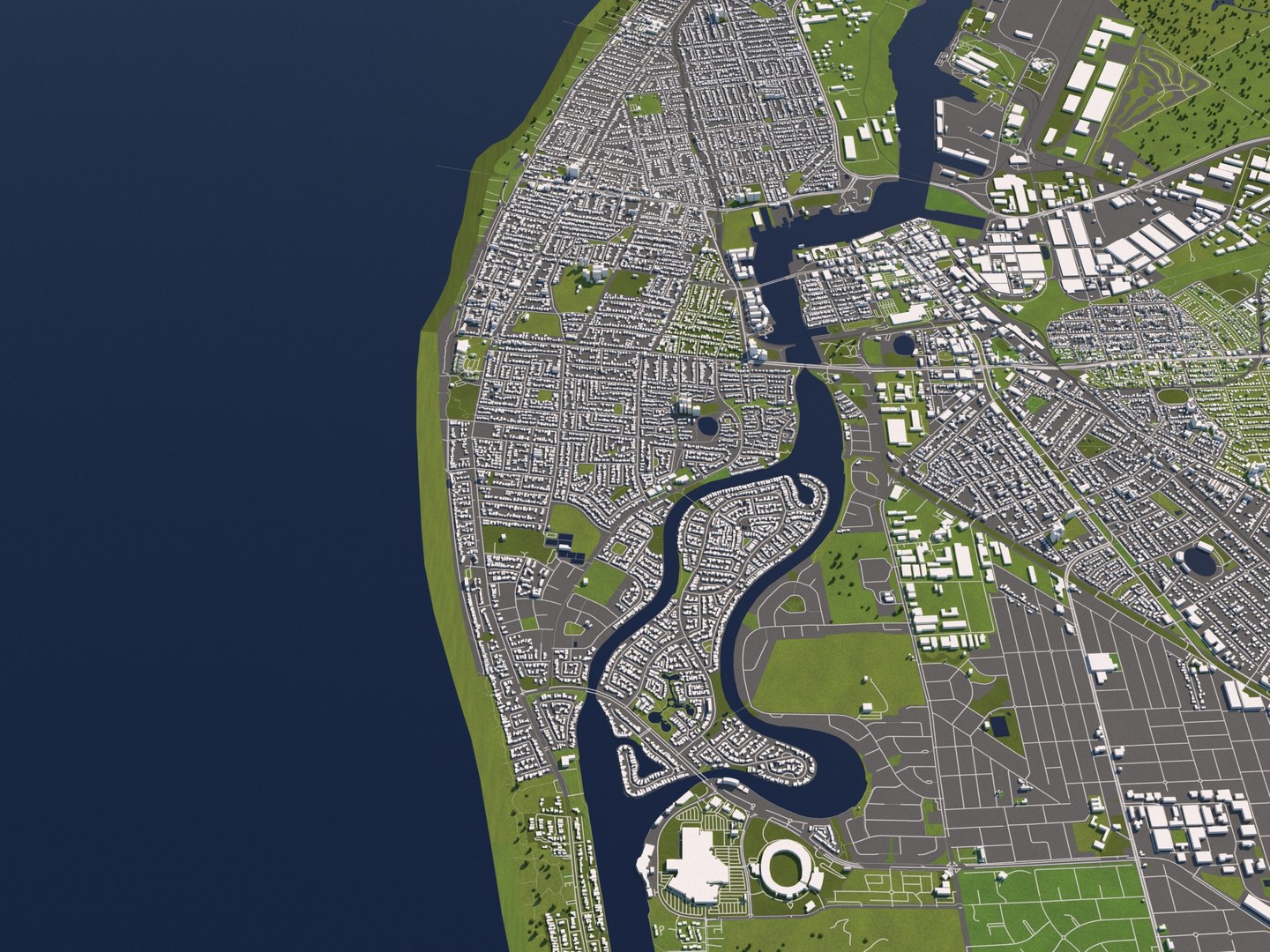 3D Buildings Houses Maps - TurboSquid 1611560