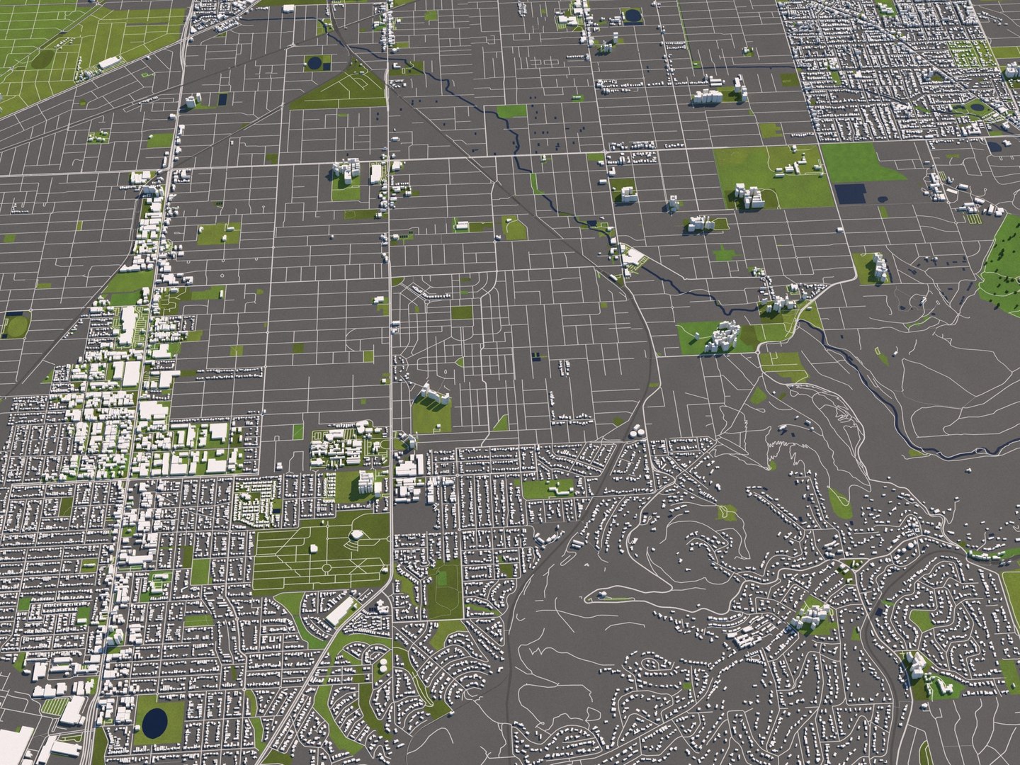3D Buildings Houses Maps - TurboSquid 1611560