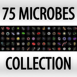 3ds max 75 microbes micro