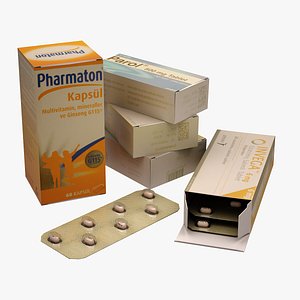 pills 3d model