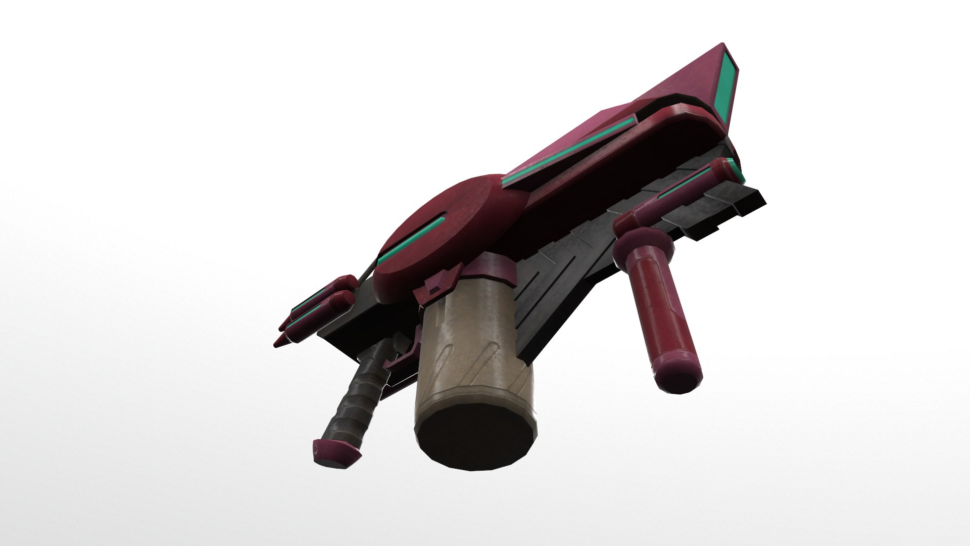 3D Disc Machine Gun Level 5 - TurboSquid 2190973