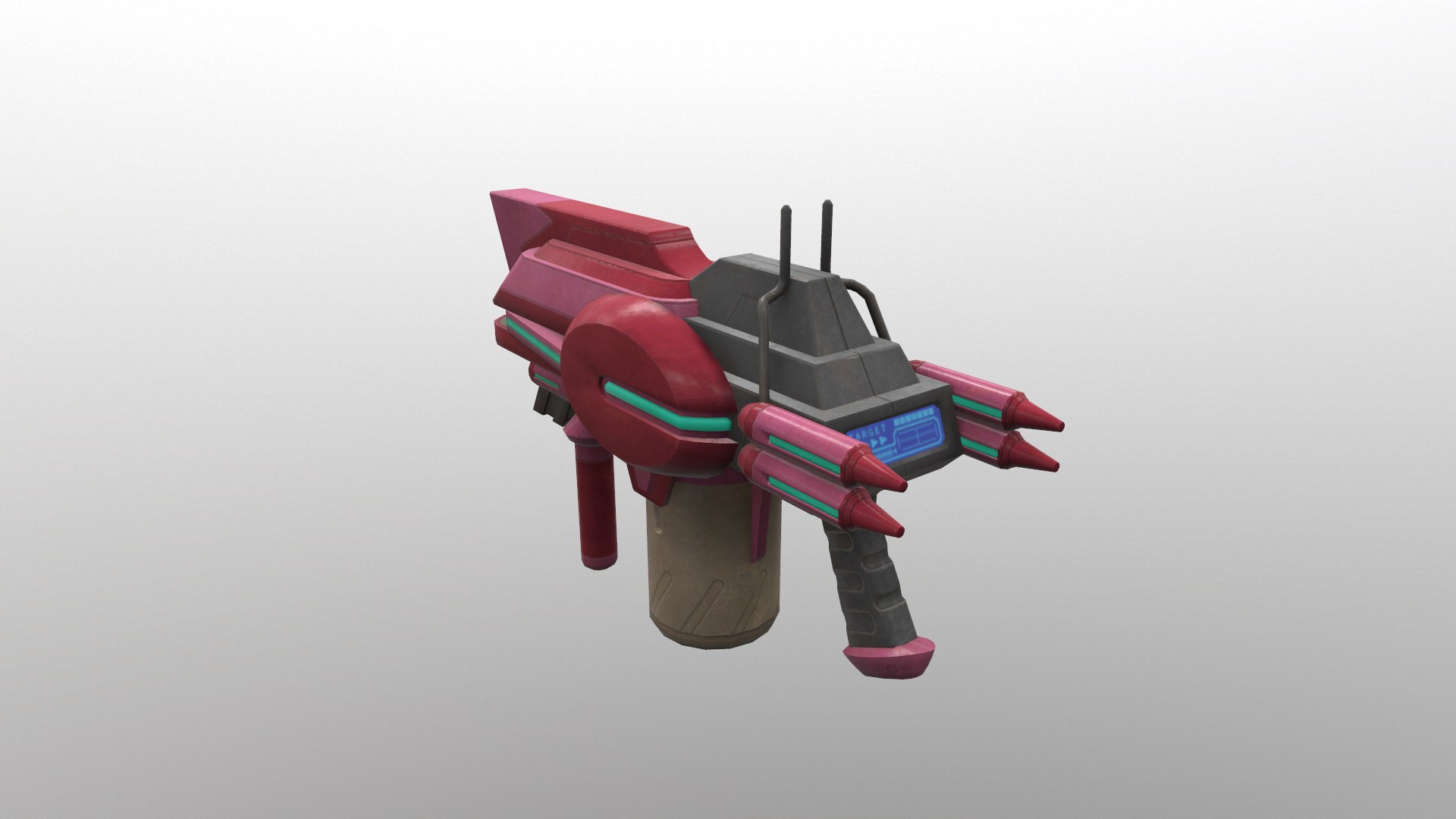 3D Disc Machine Gun Level 5 - TurboSquid 2190973