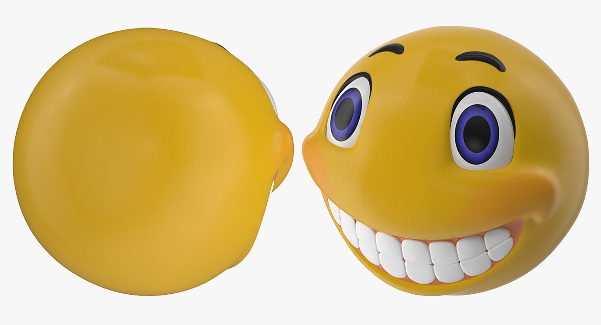 Smiley Face 3D Model TurboSquid 1281021