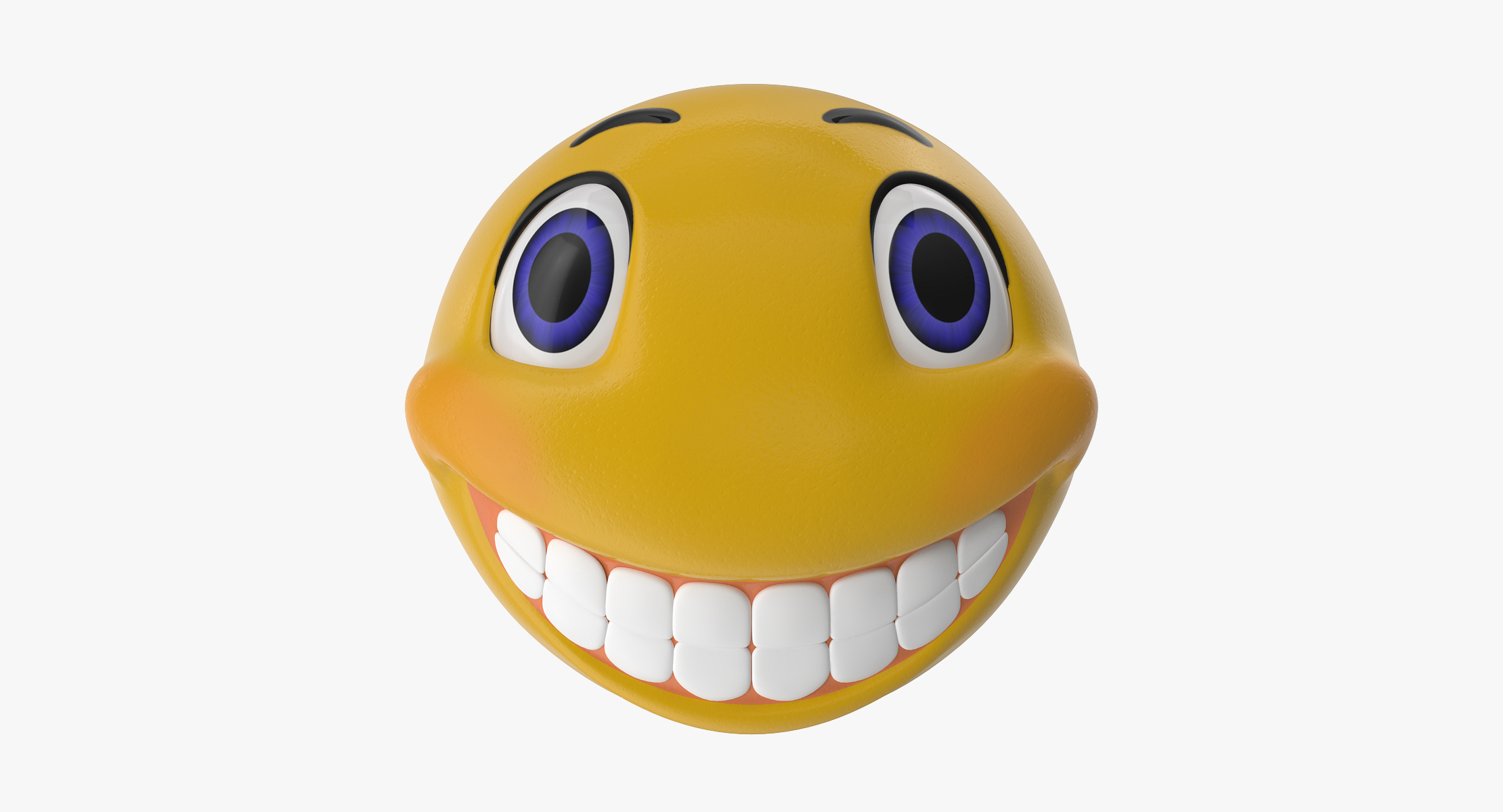 Smiley face 3D model - TurboSquid 1281021