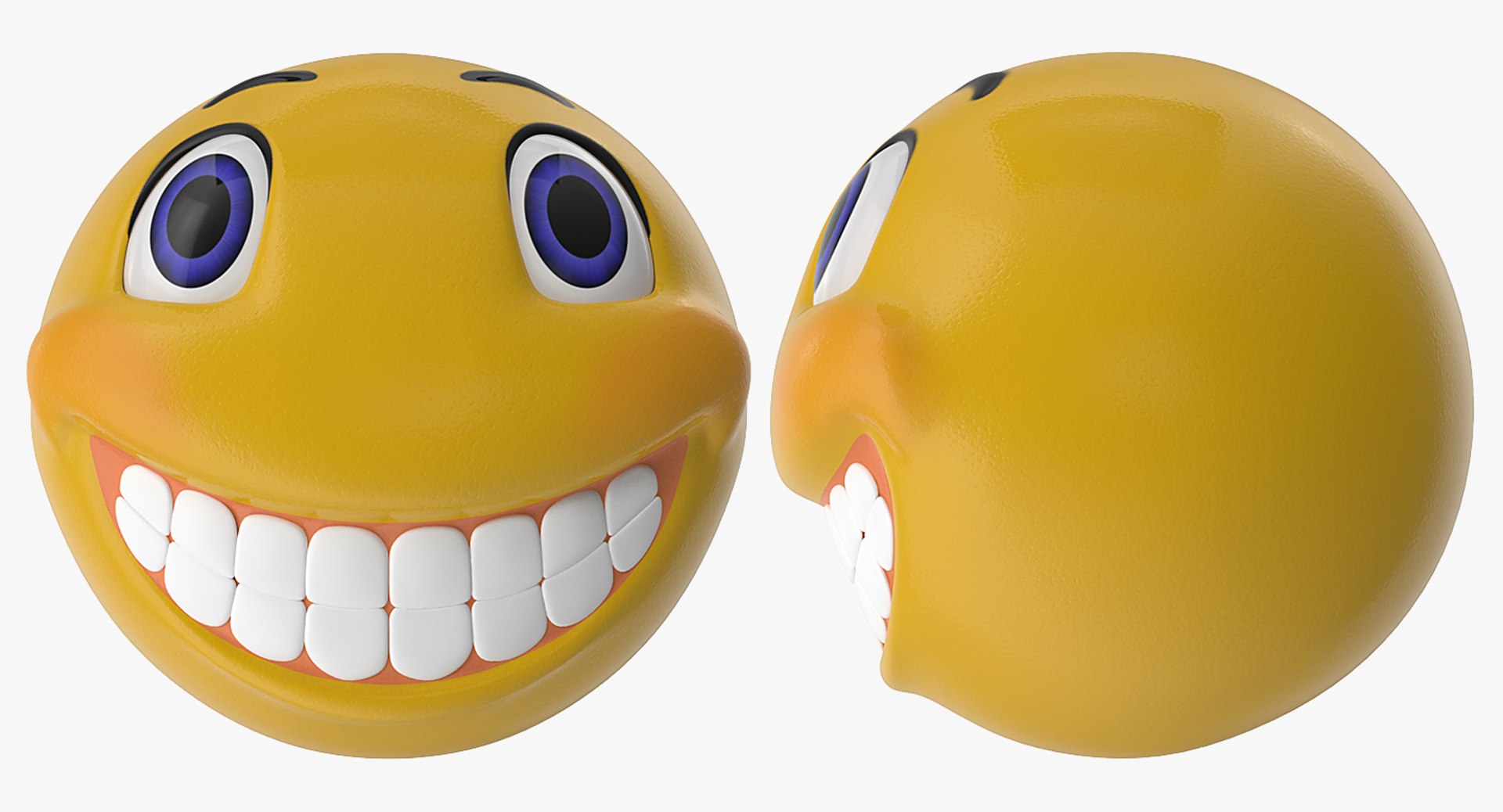 Smiley Face 3D Model TurboSquid 1281021