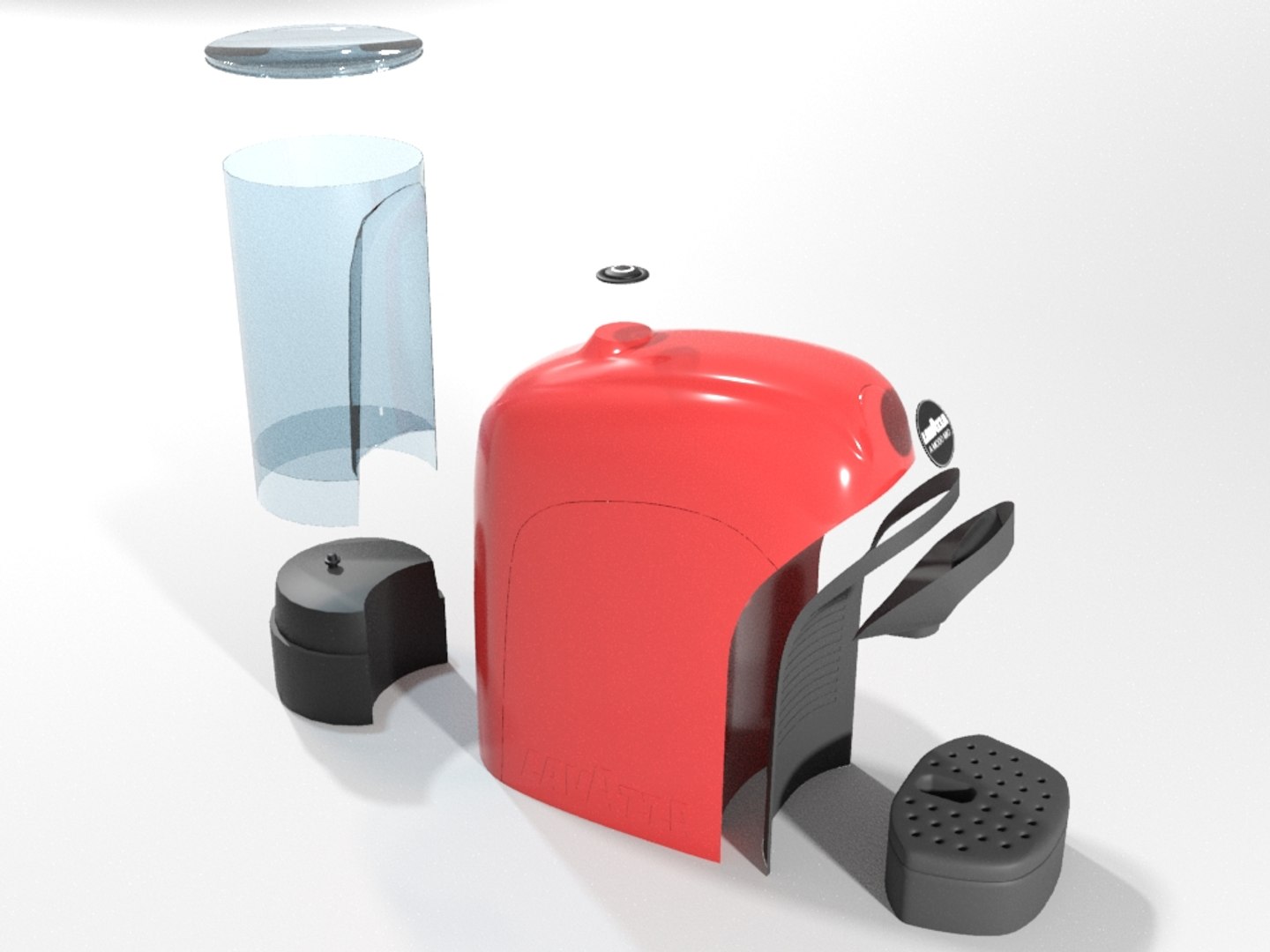 Lavazza Tiny A Modo Mio Coffee machine 3D model