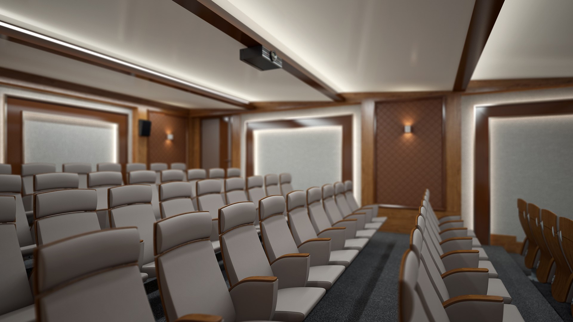 Cinema Hall 01 3D Model - TurboSquid 2117503