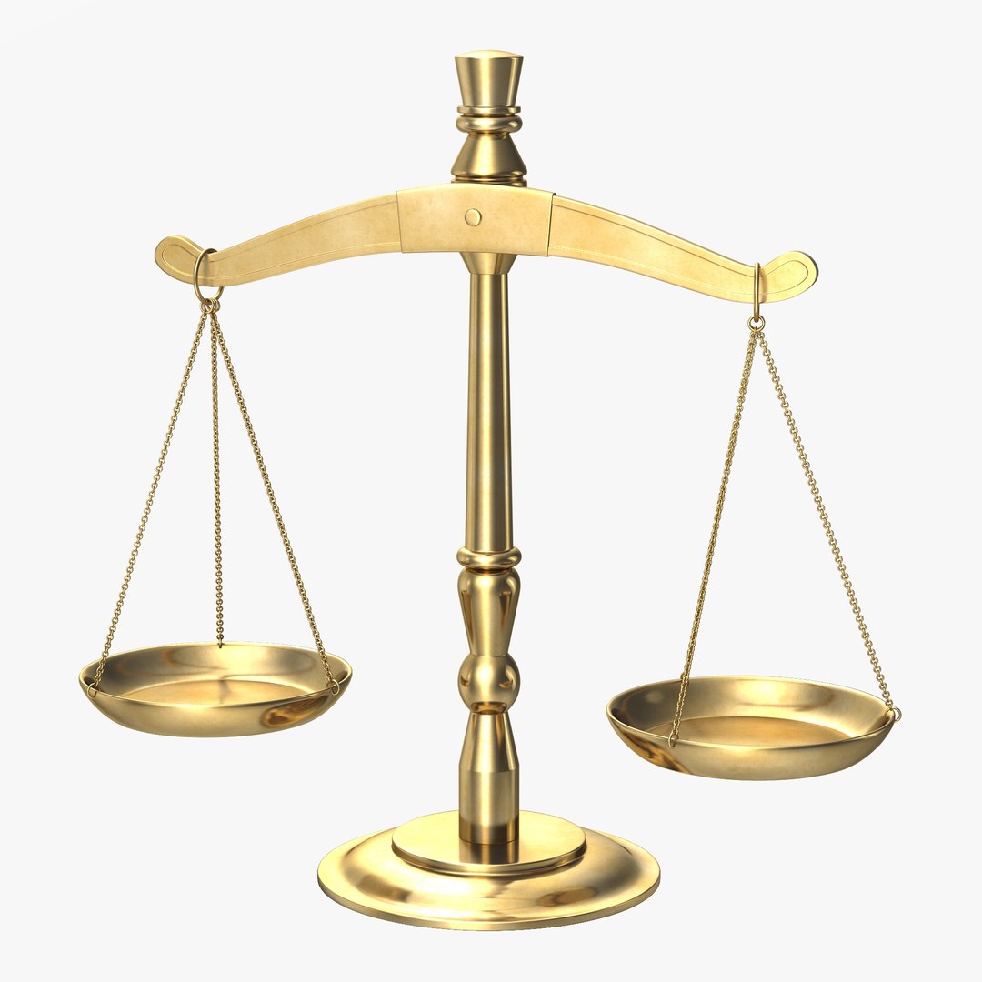 Legal Scales 3D model preview