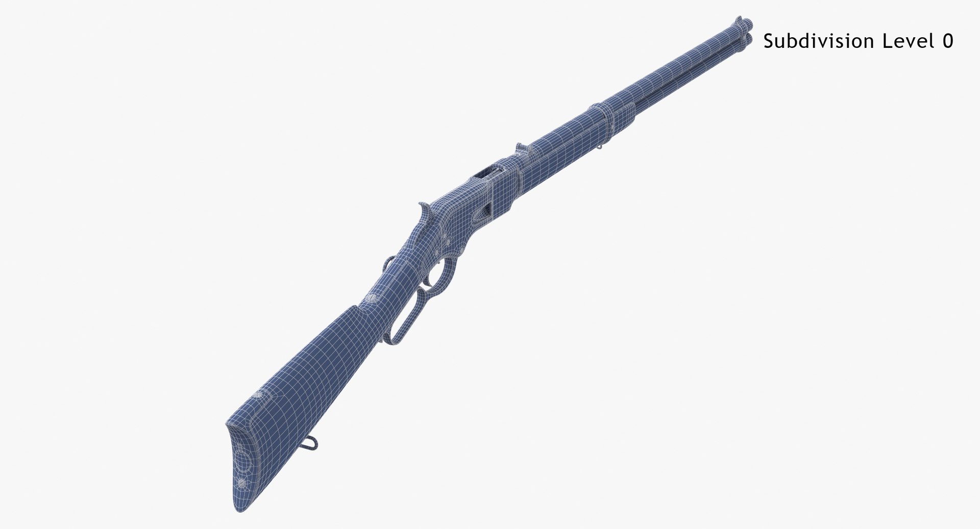 3D Model Winchester Rifle 01 - TurboSquid 2203313