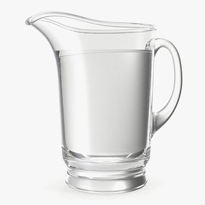 Glass Pouring Jug With Water