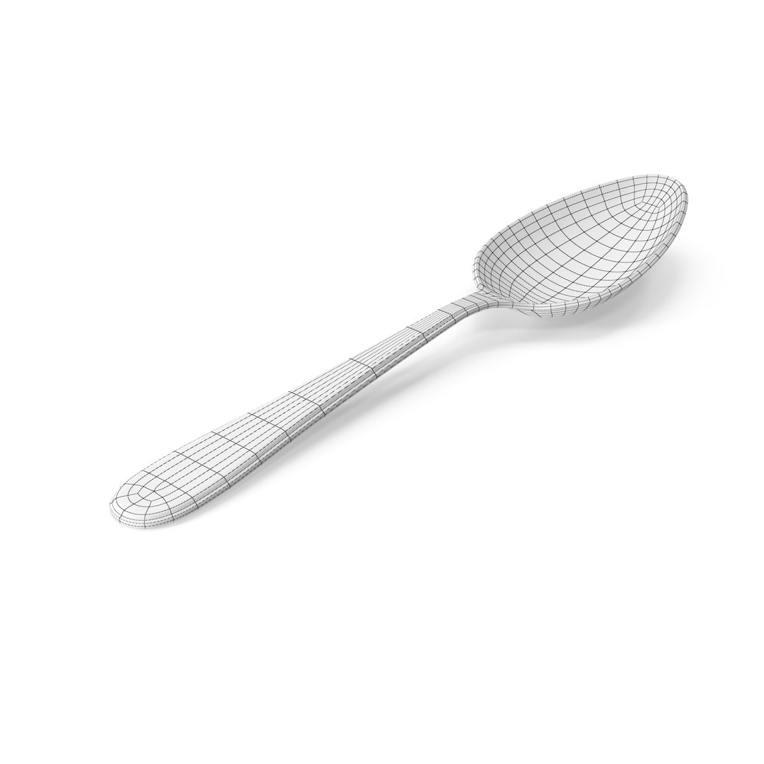 Gold Spoon 3D model - TurboSquid 2122662