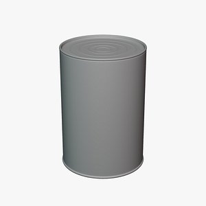Paint Can - Geometry Only No Textures No Materials 3D