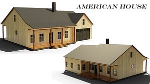 3D American House 8