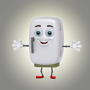 cartoon refrigerator