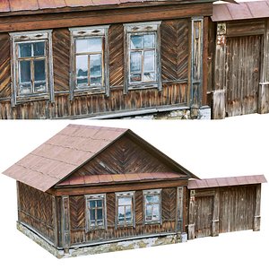 Log house 022 Low Poly