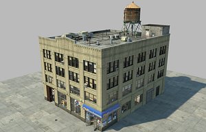 building architectural streets 3d model