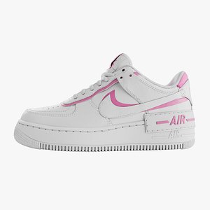 Nike Air Force 1 Shadow white magic flamingo model