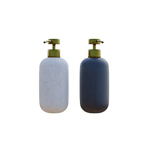 3D Lotus soap dispenser model