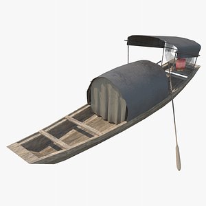 sampan junk junkboat model