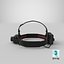 3D headlamp pbr model