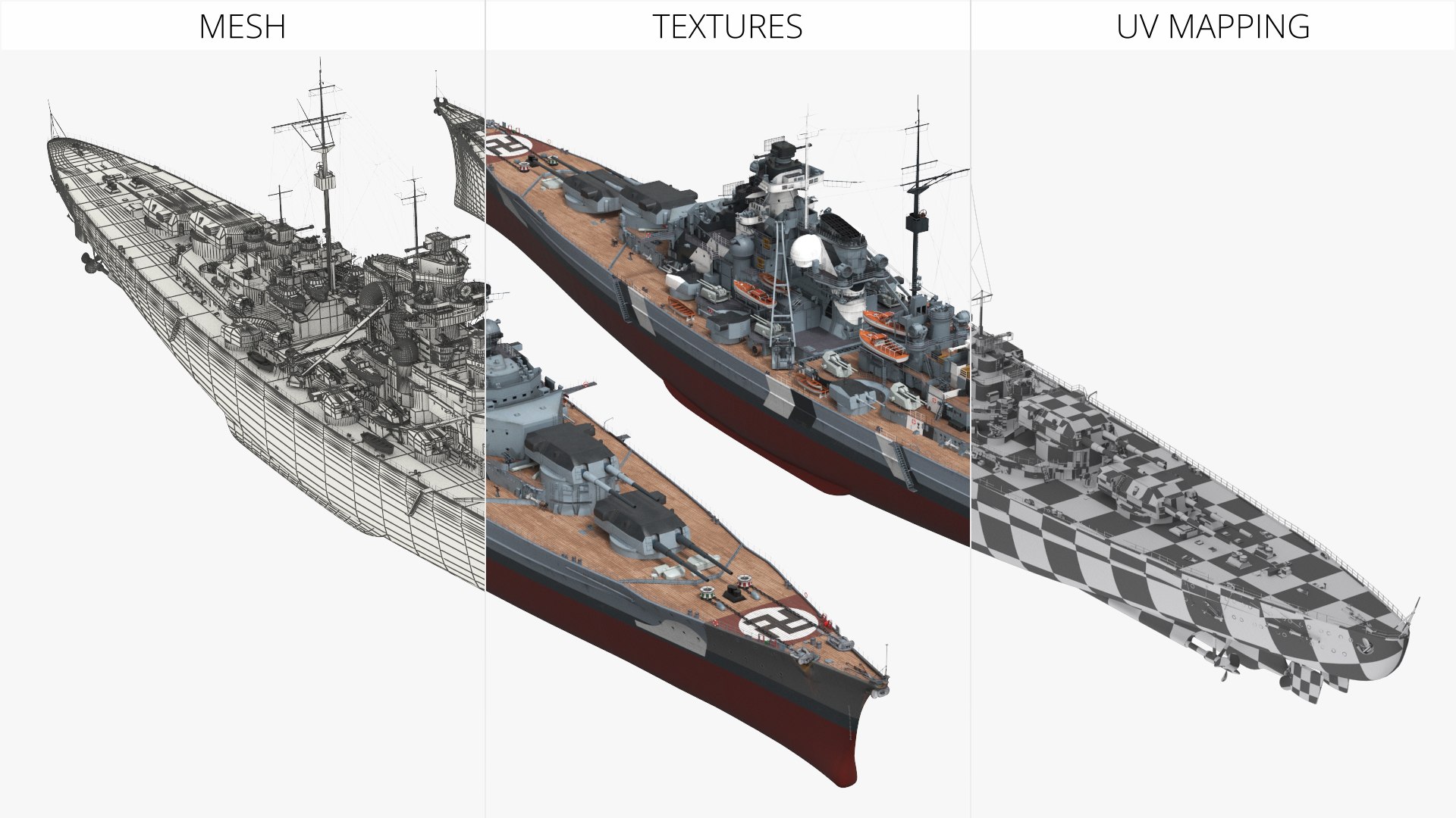 Bismarck Kriegsmarine Warship with Optical Illusion Paint 1941 Gray Rigged 3D model https://p.turbosquid.com/ts-thumb/Z8/kqKi2U/GW/bismarck_kriegsmarine_warship_with_optical_illusion_paint_1941_gray_rigged_017/jpg/1755559650/1920x1080/fit_q87/1512fd698c296188099141fec2df0273b6de4138/bismarck_kriegsmarine_warship_with_optical_illusion_paint_1941_gray_rigged_017.jpg