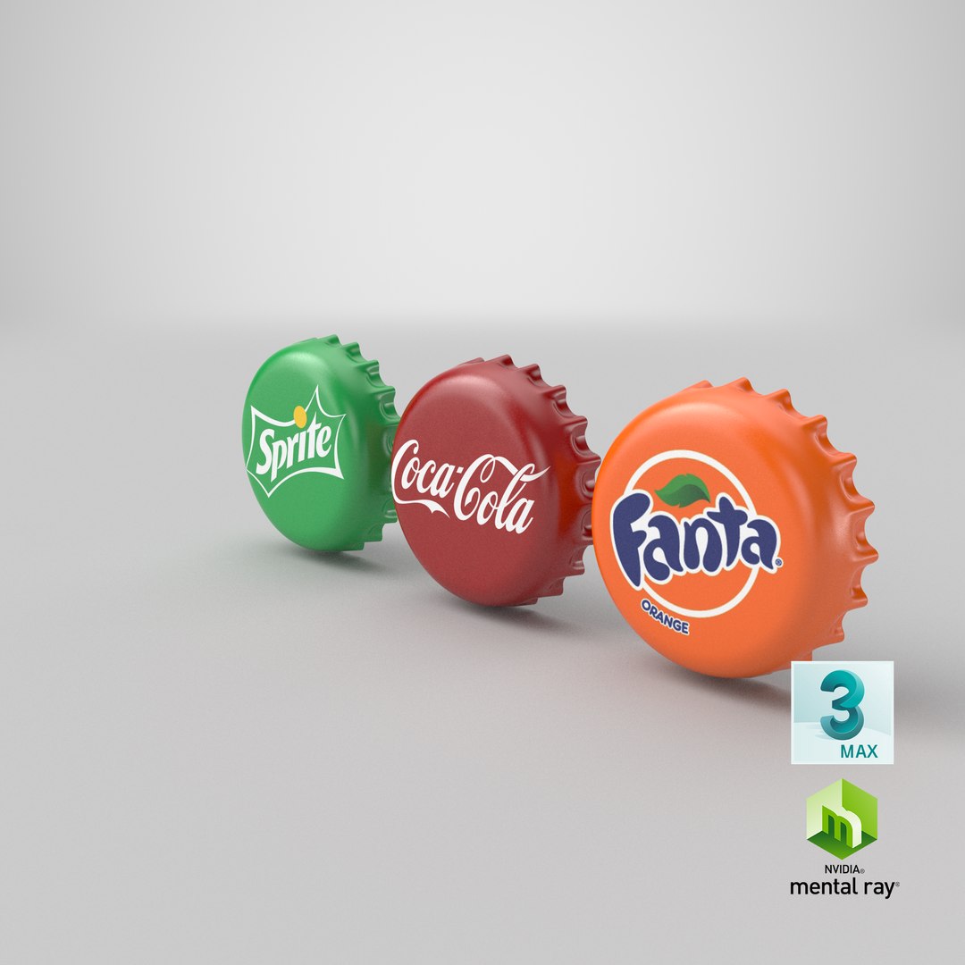 3D Sprite Bottle Cap - TurboSquid 1996047