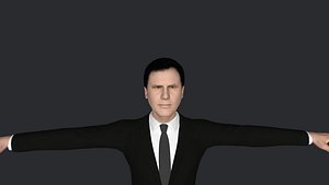 Will Ferrell Hyper Realistic Full Body Fully Rigged 3D Character