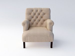 armchair interior 3D