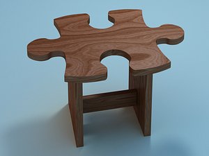 3d puzzle chair model