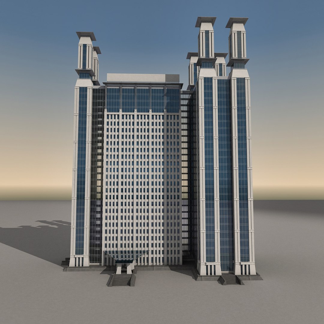 Modern Building 3d Max