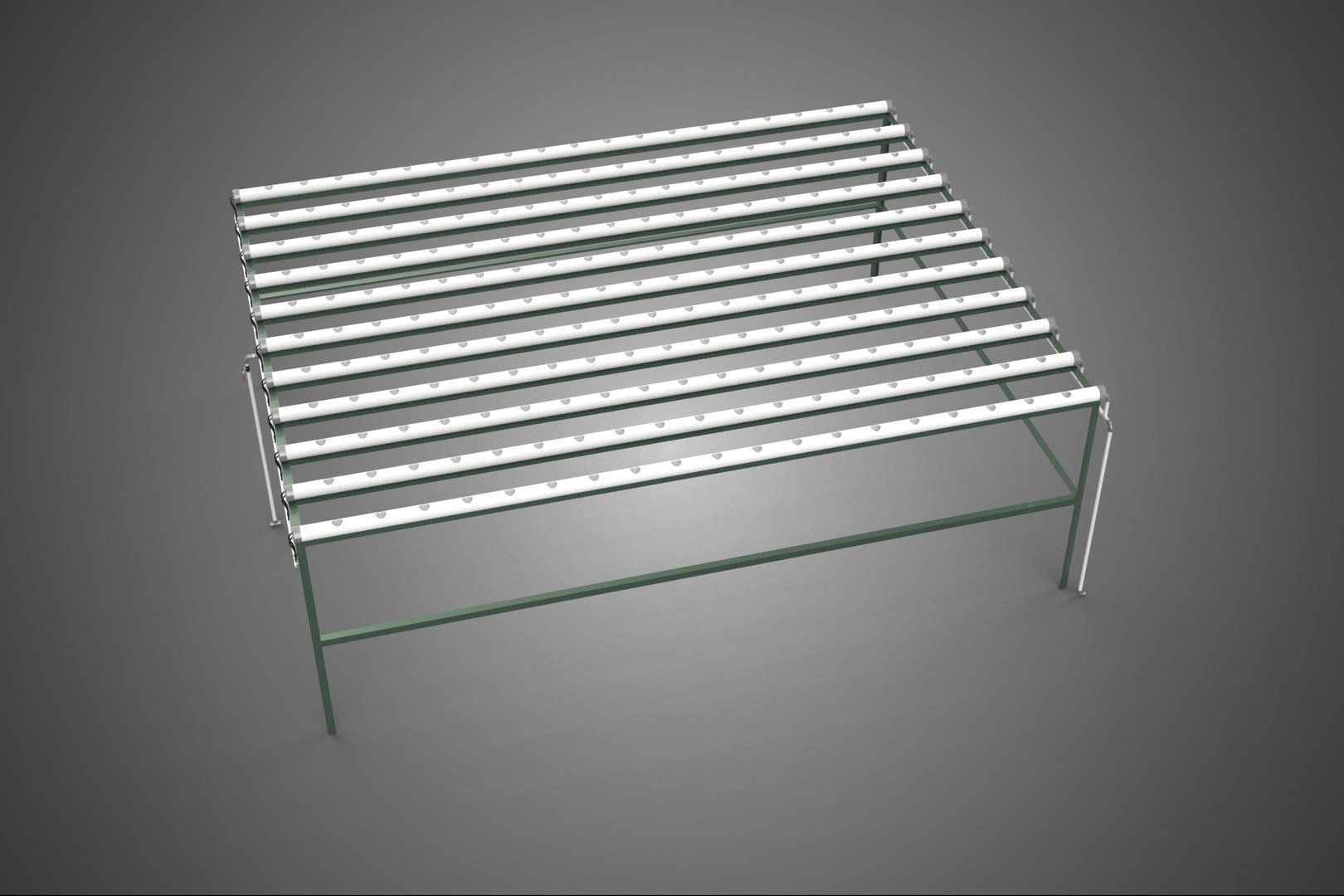 MODULAR HYDROPONIC RACK PARALLEL PVC PIPE DIY GARDEN FARM PLANT 3D ...