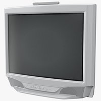 Vintage 00s CRT TV with IR Control Off