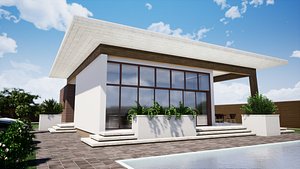 3D Exterior Villa - 3D House Model
